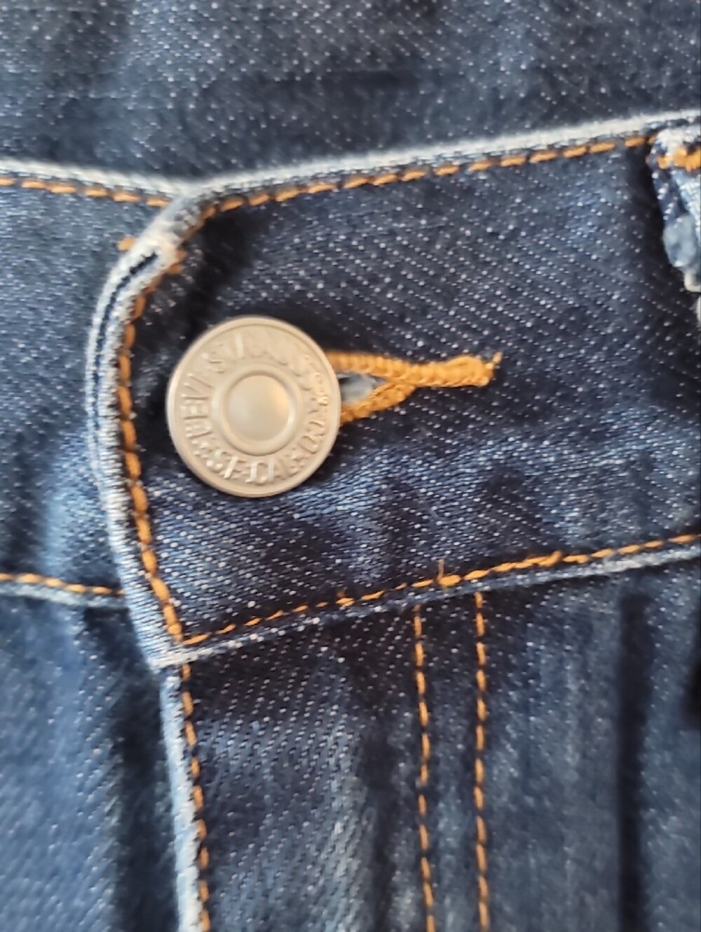 Levi's Fun Ready Dark Blue Denim Mini Skirt - Picture 4 of 11